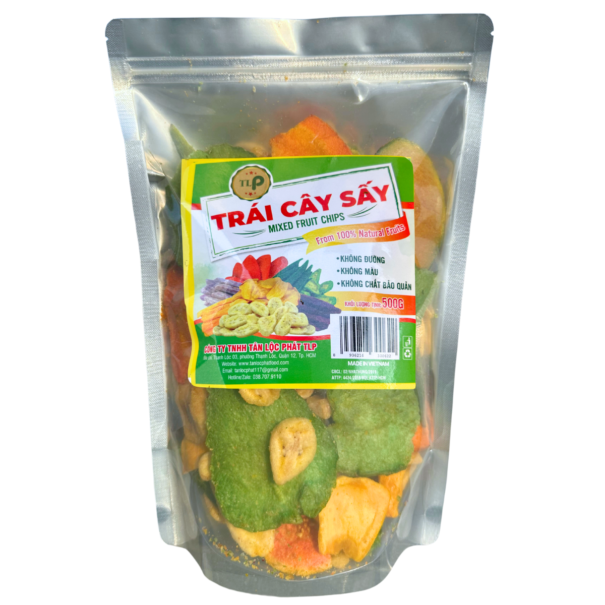 TRÁI CÂY SẤY GIÒN 500G