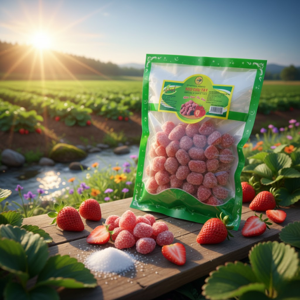 KẸO DÂU TÂY 100G