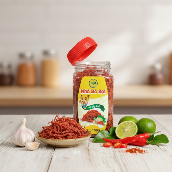 KHÔ BÒ SỢI 150G