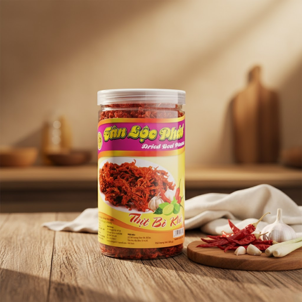 KHÔ BÒ SỢI HŨ 300G_200G