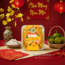 [HỘP TẾT] Xoài Sấy Dẻo Muối Ớt - Hộp 400g