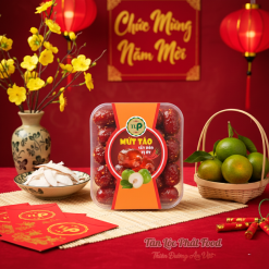 [HỘP TẾT] Mứt Táo Sấy Dẻo Vị Ớt - Hộp 500g