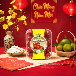 [HỘP TẾT] Mứt Táo Sấy Dẻo Vị Gừng - Hộp 500g