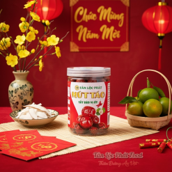 MỨT TÁO SẤY DẺO VỊ ỚT - HŨ 250G