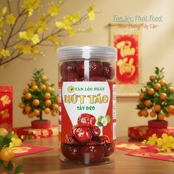 MỨT TÁO SẤY DẺO - HŨ 500G